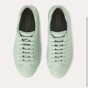 EVERLANE releather tennis shoe in lily green